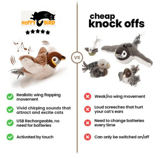 HoppyBird™ Interactive Cat Toy